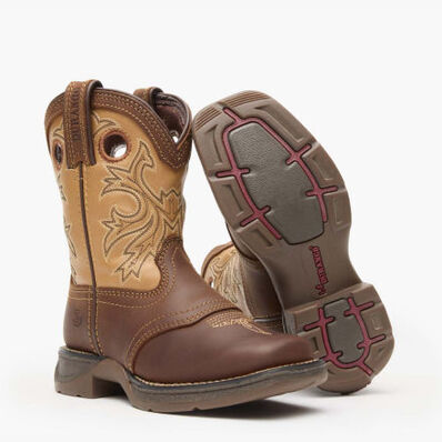 Lil’ Rebel™ by Durango® Little Kids’ Brown Tan Western Boot, , large