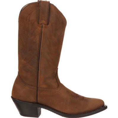 Bota vaquera color bronceado para dama Durango, , large