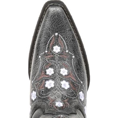 Crush™ by Durango® Women's Pewter Floral Western Boot, , large