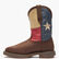 Bota vaquera de bandera de Texas con punta de acero Rebel by Durango, , large