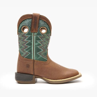 Durango Lil' Rebel Pro Little Kid's Teal Western Boot, , large