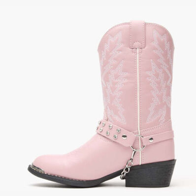 Botas vaqueras Durango para niños rosadas con imitación de diamantes Durango Little Kid, , large
