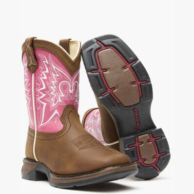 Bota vaquera para niños pequeños Durango Little Kid Let Love Fly, , large