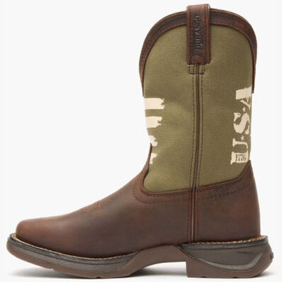 Lil' Rebel™ by Durango® Big Kids' Army Western Boot, , large