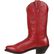 Botas vaqueras de cuero rojo para damas de Durango, , large