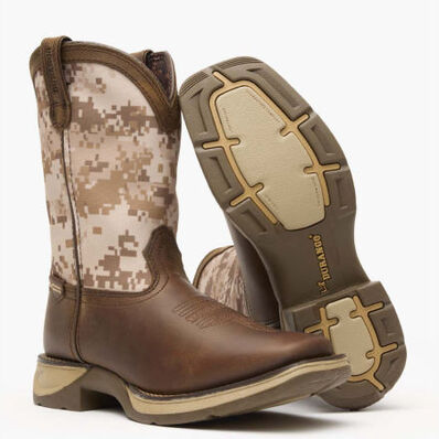 Lil' Rebel™ by Durango® Big Kids Desert Camo Western Boot, , large