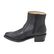 Bota vaquera con cierre lateral de cuero negro de Durango, , large