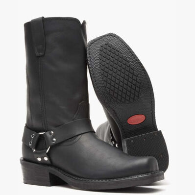 Bota con arnés negra de Durango para hombre, , large