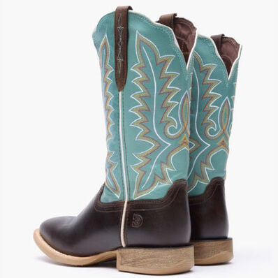 Durango® Lady Rebel Pro™ Women’s Bay Brown Artic Blue Western Boot, , large