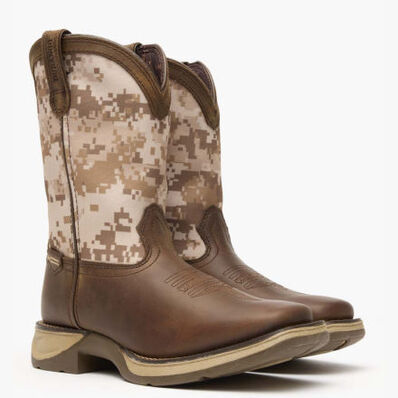 Lil' Rebel™ by Durango® Big Kids Desert Camo Western Boot, , large