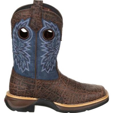 Lil' Rebel™ by Durango® Little Kids Faux Exotic Western Boot, , large