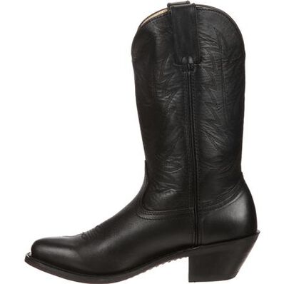 Bota de cuero negro para mujeres de Durango, , large