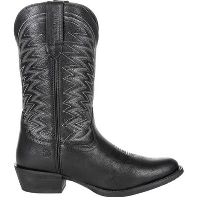 Durango® Rebel Frontier™ Black Western R-Toe Boot, , large