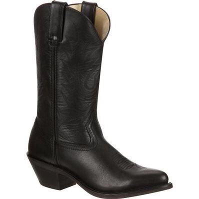 Bota de cuero negro para mujeres de Durango, , large