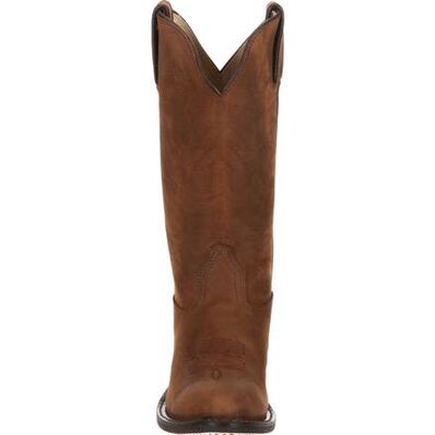 Bota vaquera color bronceado para dama Durango, , large