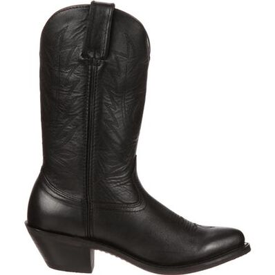 Bota de cuero negro para mujeres de Durango, , large