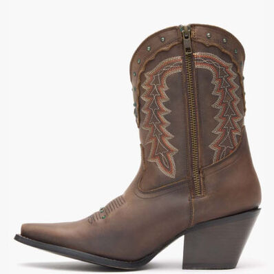 Crush™ by Durango® Women's Roasted Pecan Bootie Western Boot, , large
