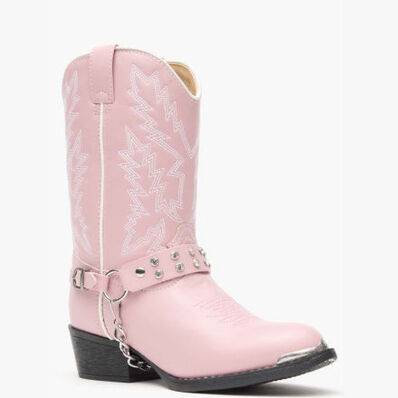 Botas vaqueras Durango para niños rosadas con imitación de diamantes Durango Little Kid, , large