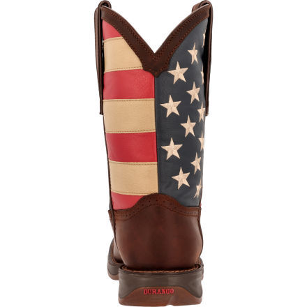Botas de la bandera americana Botas vaqueras de bandera Rebel de Durango para hombres N. DB5554