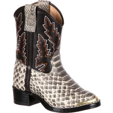 White snake print boots hot sale