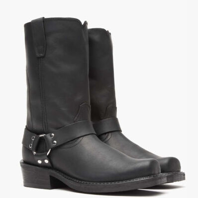 Bota con arnés negra de Durango para hombre, , large