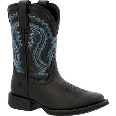 Lil' Rebel Pro™ by Durango® Big Kid's Black Onyx Western Boot, , large