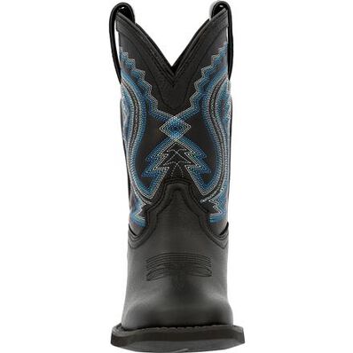 Lil' Rebel Pro™ by Durango® Big Kid's Black Onyx Western Boot, , large
