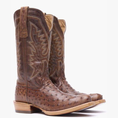 Durango® Men's PRCA Collection Full-Quill Ostrich Western Boot, , large
