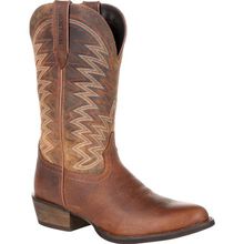 Durango® Rebel Frontier™ Distressed Brown R-Toe Western Boot