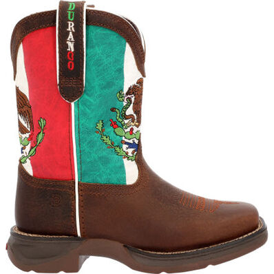 Lil’ Rebel™ by Durango® Little Kids’ Mexican Flag Western Boot, , large