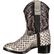 Bota de vaquero para niños grandes con estampado de serpiente bronceado Durango Big Kid, , large