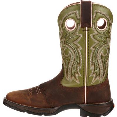 Bota vaquera para mujer Powder n' Lace Saddle Lady Rebel de Durango, , large