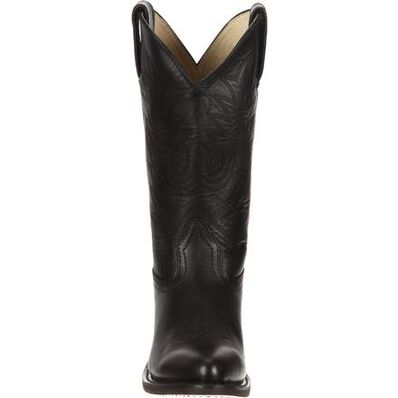 Bota de cuero negro para mujeres de Durango, , large