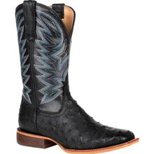 Durango® Premium Exotic Full-Quill Ostrich Black Western Boot