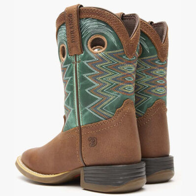 Durango Lil' Rebel Pro Little Kid's Teal Western Boot, , large