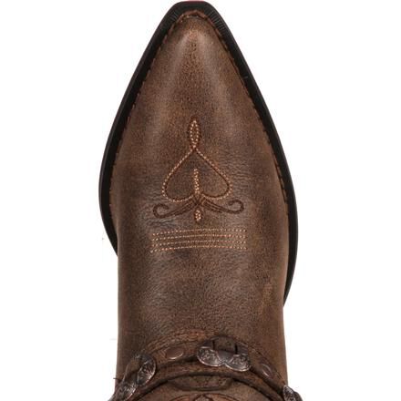 Crush by Durango Western botas de cuero negro para damas estilo