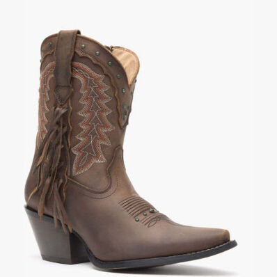 Crush™ by Durango® Women's Roasted Pecan Bootie Western Boot, , large