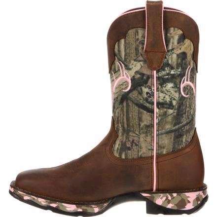 Mossy oak pink camo boots clearance