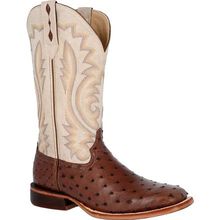 Durango® Premium Exotics™ Bone Full-Quill Ostrich Western Boot