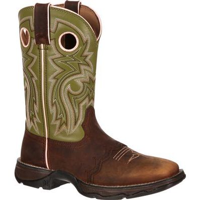Bota vaquera para mujer Powder n' Lace Saddle Lady Rebel de Durango, , large