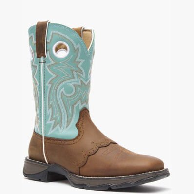 Bota vaquera para mujer Powder n' Lace Saddle Lady Rebel de Durango, , large