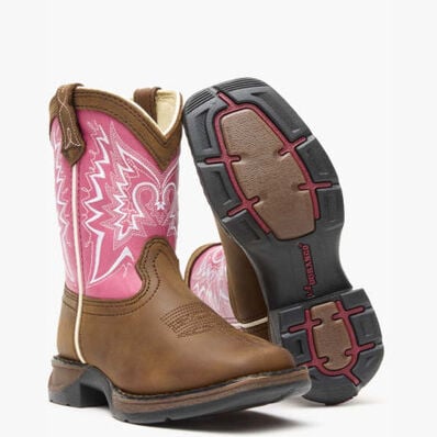 Bota vaquera para niños pequeños Durango Little Kid Let Love Fly, , large
