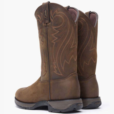 Bota vaquera sin cordones chocolate Rebel de Durango, , large