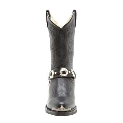 Bota vaquera con arnés negra de Durango, , large