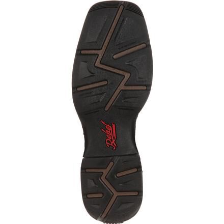 bota vaquera Rebel by Durango impermeable con camuflaje de venado