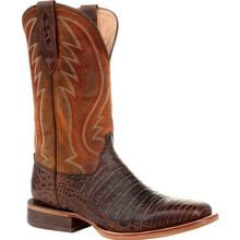 Durango® Premium Exotics™ Antiqued Chestnut Caiman Western Boot