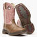 Bota vaquera color bronceado para niños pequeños con cordones juvenil Lil' Durango, , large