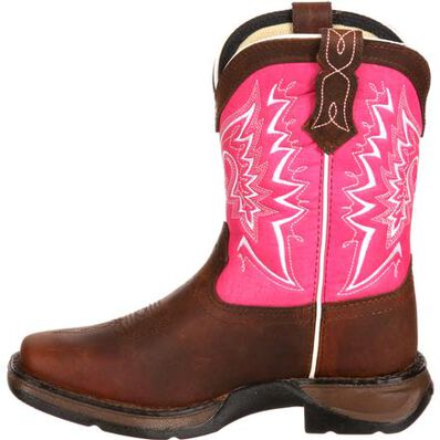 Bota vaquera para niños Lil' Durango Toddler Let Love Fly, , large