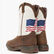 Lil' Rebel™ by Durango® Big Kids Distressed Flag Western Boot, , large