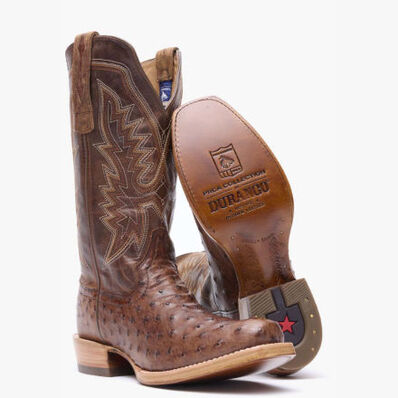 Durango® Men's PRCA Collection Full-Quill Ostrich Western Boot, , large